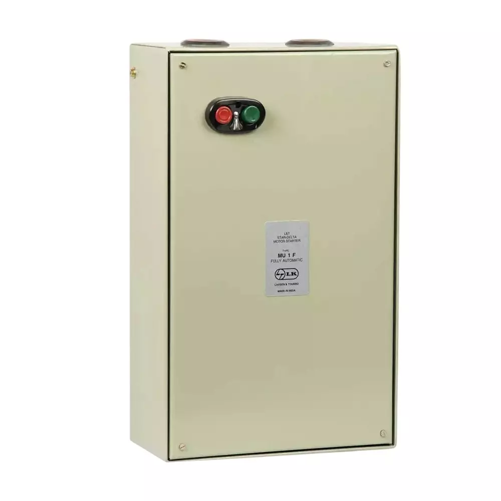 LK MU1 FASD Fully Automatic Star Delta Starter Three Phase 9-14 A Relay Range for 12.5 HP Pump and Motor, SS95890COAO