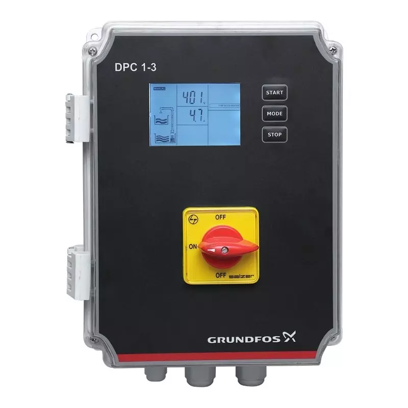 Grundfos Configurable Controller Protection Device For 3-Phase, Single-Pump With D.O.L. Starting Method 8 Amp, 93206335