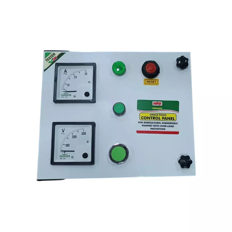 Narmada Single Phase 2 HP Control Panel For Water Filled Submersible Pump