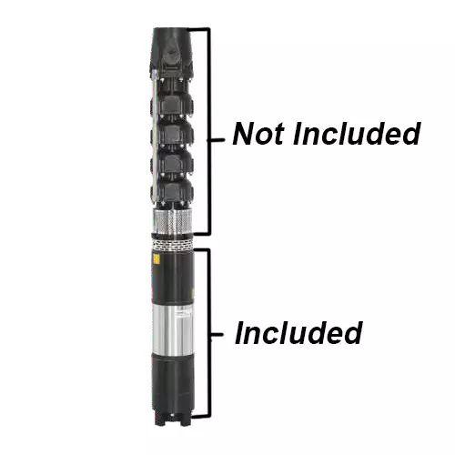 Kirloskar 7.5 HP 4 Stage Borewell Submersible Pump Only Without Motor