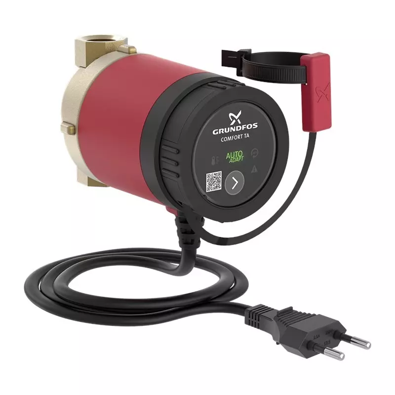 Grundfos Hot-Water Recirculation Pump 0.45 m³/h Rated Flow 0.9 - 14 m Head, 97916757