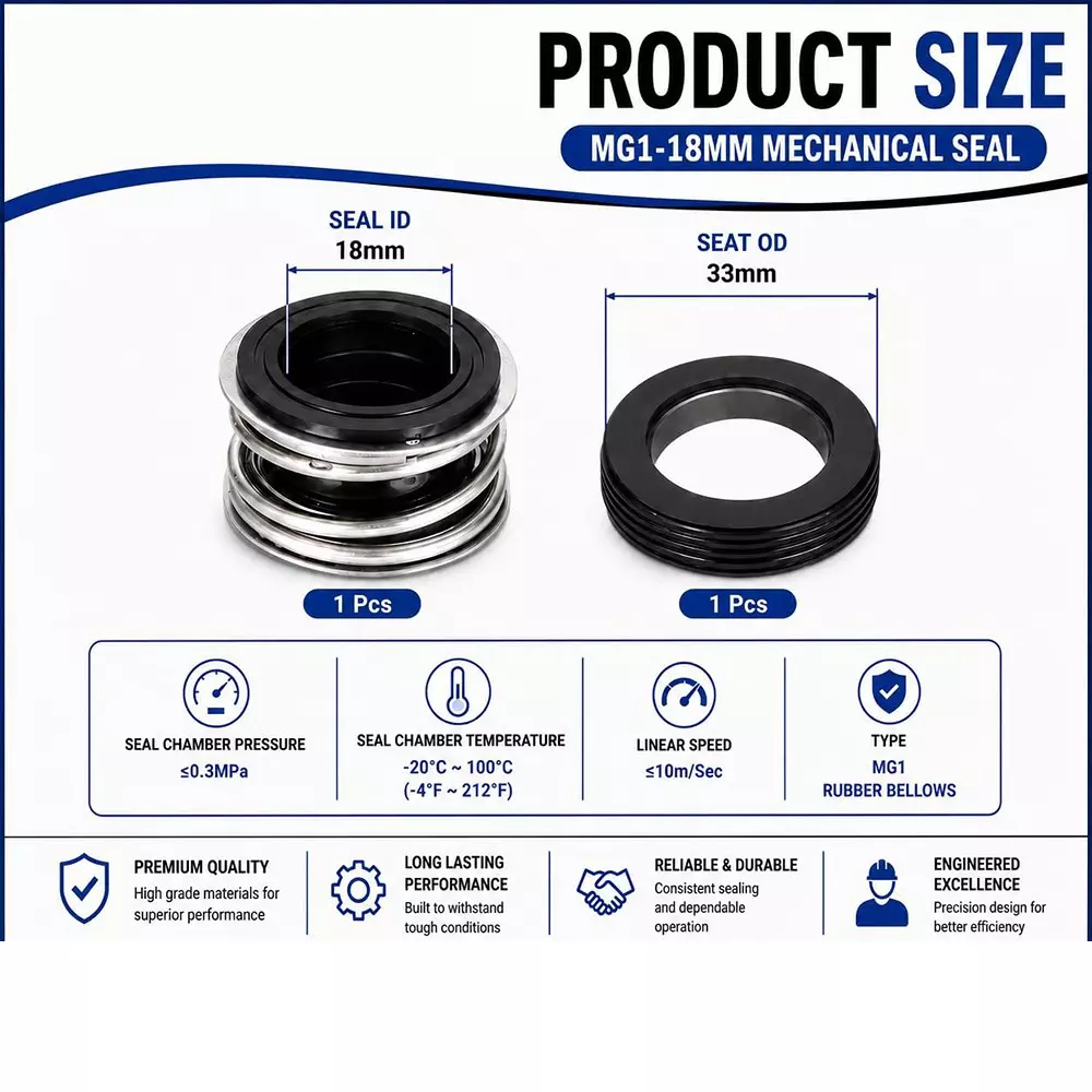 generic-mechanical-seal-mg12-with-g60-stationary-seat-18-mm-shaft-size-10-to-120c-temperature-range-and-nbrss304carbon-body-for-pumps-lt-s12-18