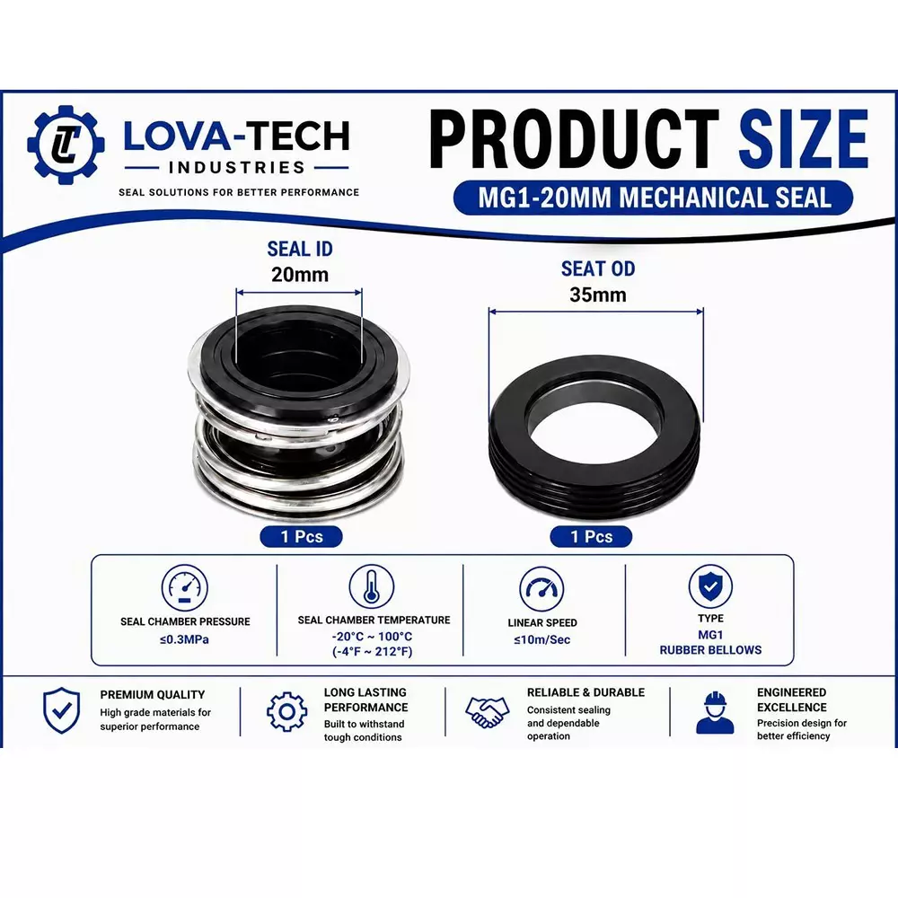 lova-tech-mechanical-seal-mg12-with-g60-stationary-seat-20-mm-shaft-size-10-to-120c-temperature-range-and-nbrss304carbon-body-for-pumps-lt-s12-20