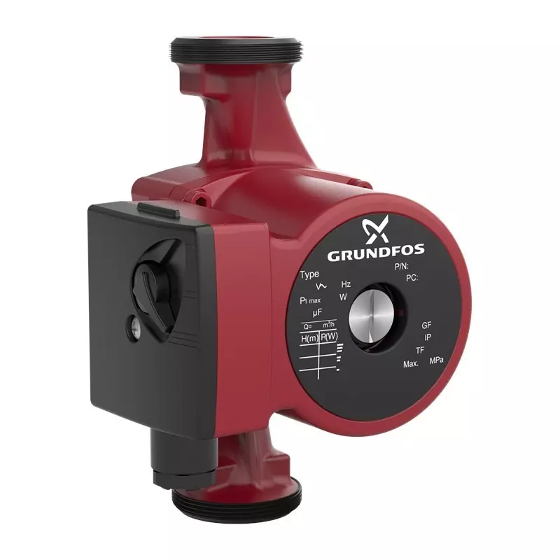 Grundfos Single-Speed Circulator Pump 2.17 m³/h Rated Flow 3.17 M Rated Head, 96281483