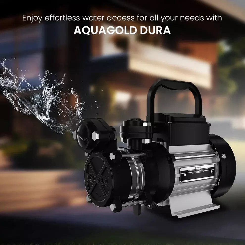 Crompton 1.5 HP Single Phase Self Priming Regenerative Pump, AQUAGOLD DURA 150