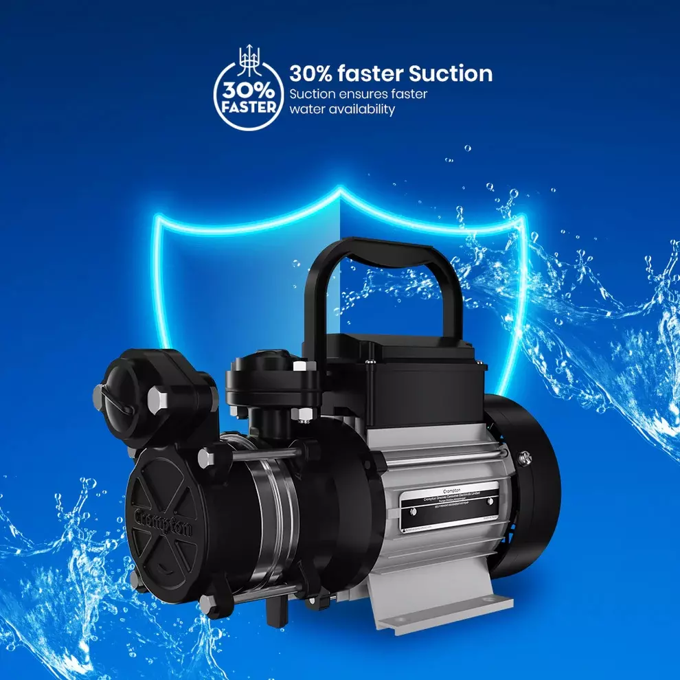 Crompton 1.5 HP Single Phase Self Priming Regenerative Pump, AQUAGOLD DURA 150