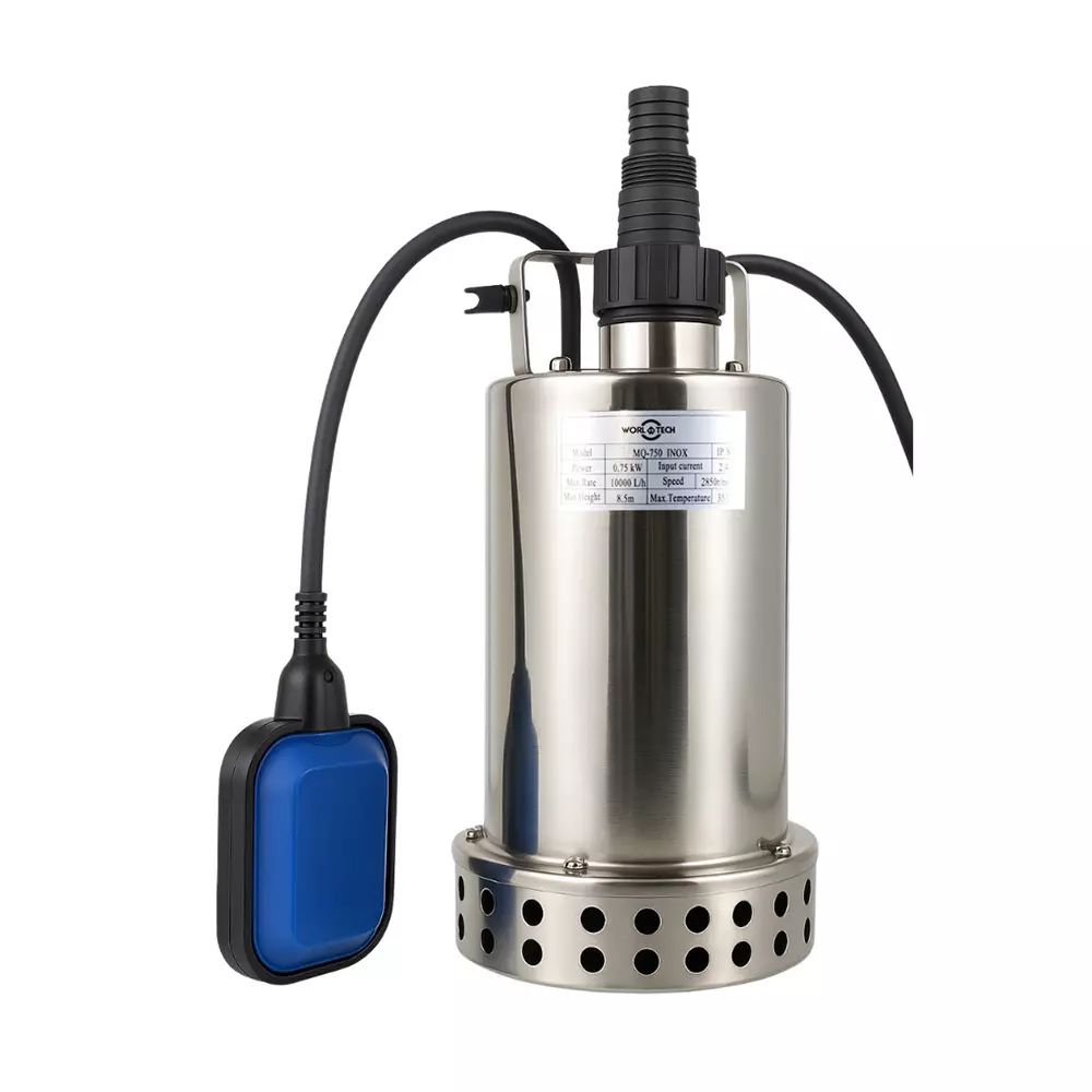 Worldtech Sewage Pump 750 W 10000 LPH 8.5 m Head Size, MQ-750