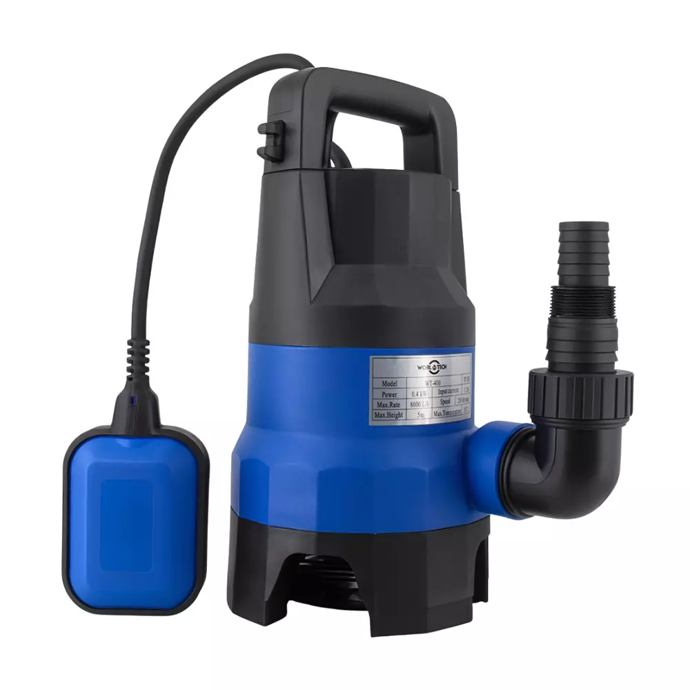Worldtech Sewage Pump 750 W 11000 LPH 8 m Head Size, WT-750