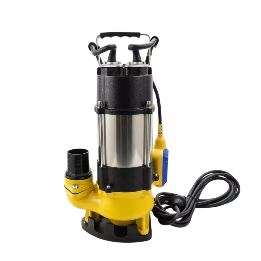DAMOR Dewatering Muddy Water Pump with Float Switch Black 2 HP 50 mm (2 Inch) Outlet Size and 10 m Cable Length, DAMOR CI ECO 150