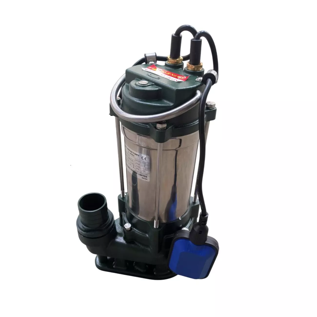 CRI SL-2D Series 1 HP Single Phase Sewage Submersible Pump, SL-2D-07CS