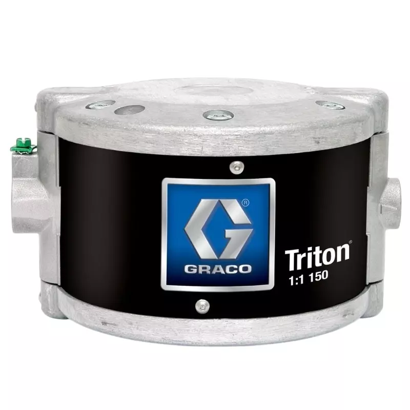 Graco Triton Pneumatic Diaphragm Pump 6.35 mm (1/4 inch) Inlet Size NPT Aluminum, 233500