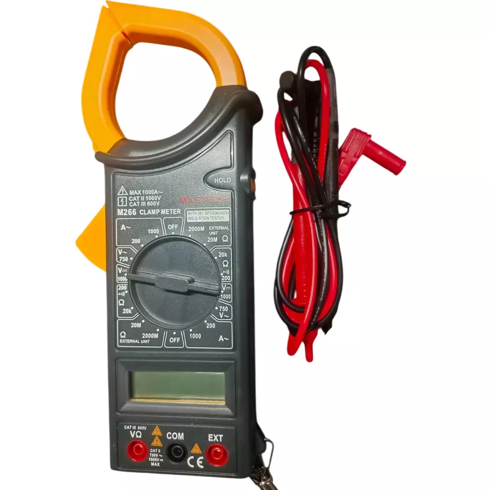 GENERIC Digital Clamp Multimeter 200 A Current Range for Home, Workshop, Appliance repair, Mastech 266