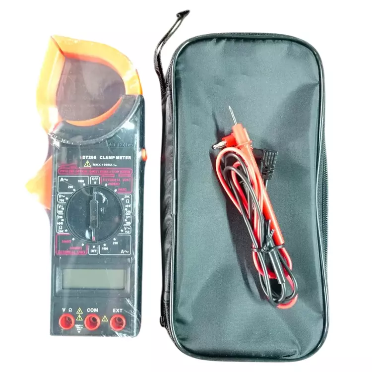 GENERIC Digital Clamp Multimeter 3.5 Inch ( 8.89 cm) Display 20-1000 A Current Range for Home, Workshop, Appliance repair, Unity 266