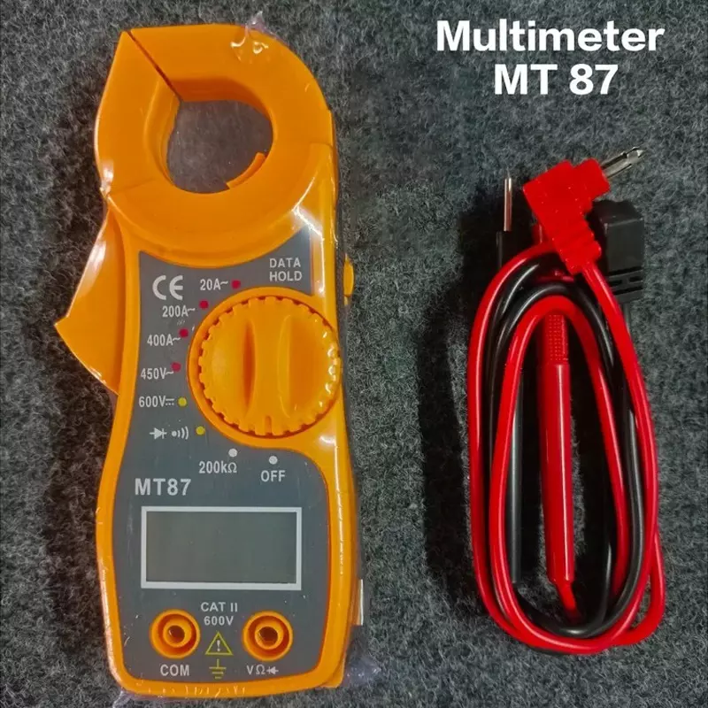 GENERIC Clamp Multimeter 8.89 cm 400-600 A for Home, Workshop, Appliance repair MT 87