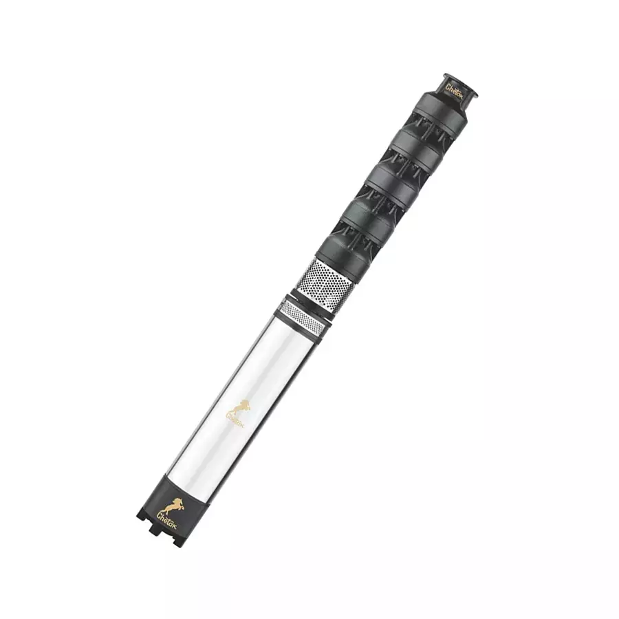 Chetak 6 HP Three Phase 2 Stage 175 mm Borewell Mixed Flow Submersible Pumpset, 76CM30-0602