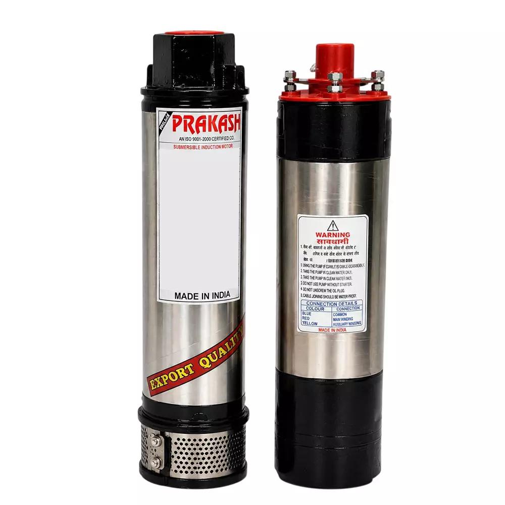 BALAJI PRAKASH 1 HP Single Phase Oil Filled Submersible Pump 100 mm Bore Size 40 m Head Range