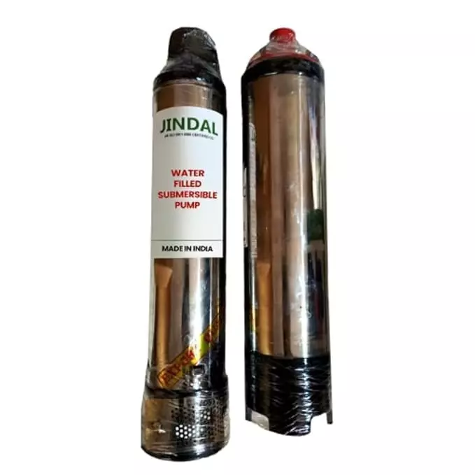 Jindal 2 HP 15 Stage Single Phase Water Filled Borewell Submersible Pump