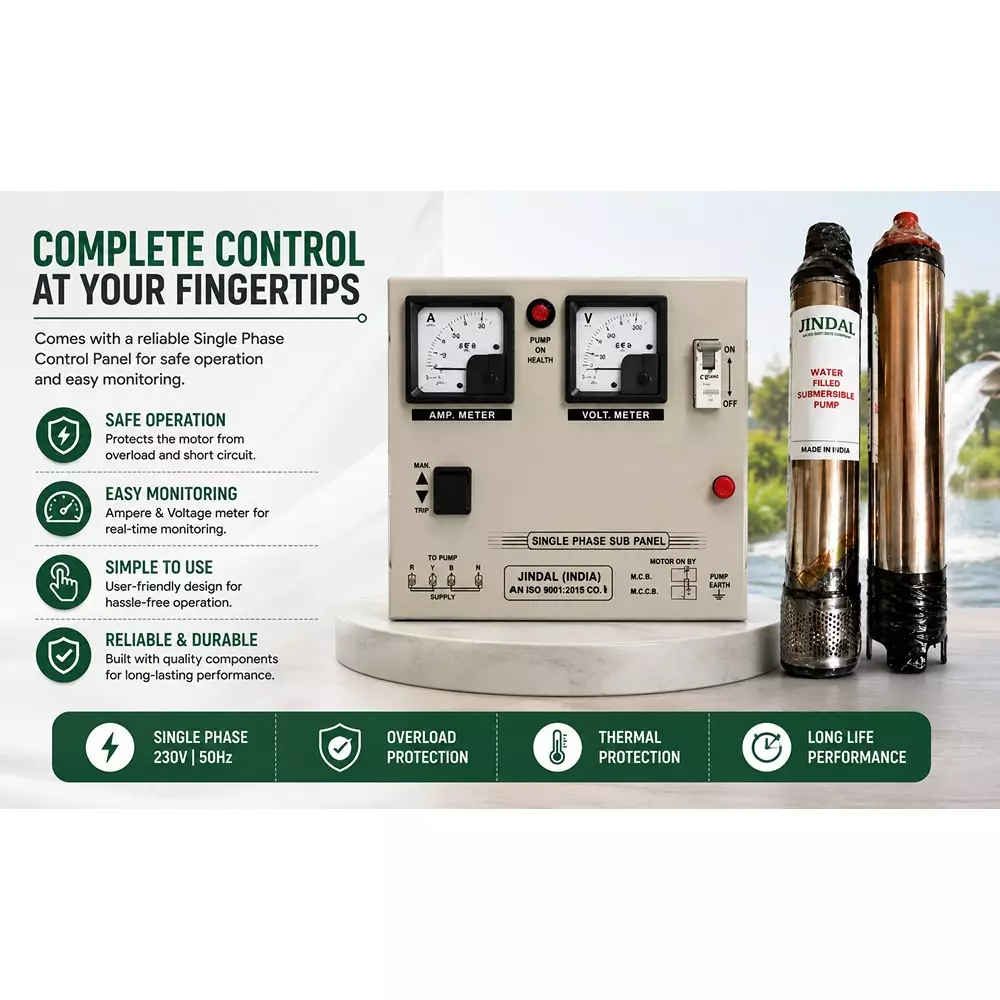 jindal-2-hp-15-stage-single-phase-water-filled-borewell-submersible-pump