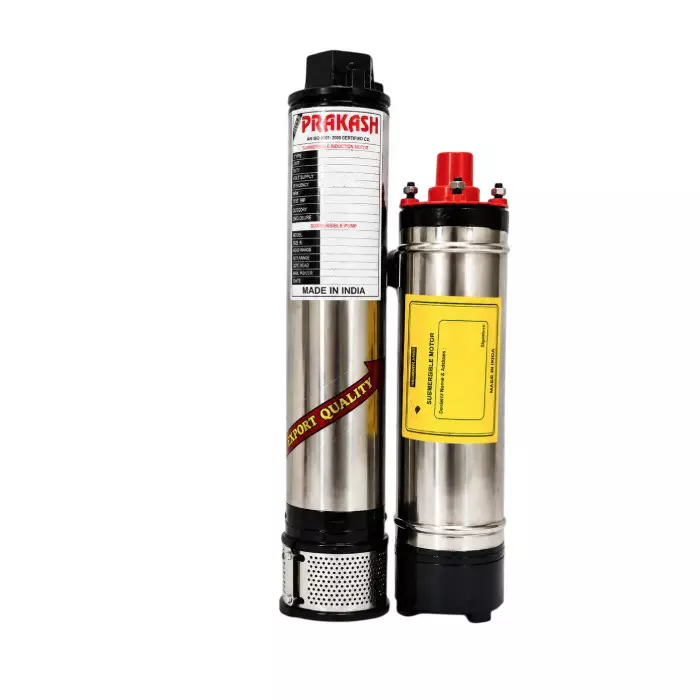BALAJI PRAKASH 2 HP Single Phase Water Filled Submersible Pump 100 mm Bore Size 60 m Head Range