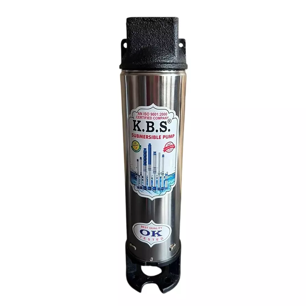 kbs-1-hp-water-filled-v3-submersible-pump-set-with-panel-cable-15-stage-single-phase-and-42-83-lpm-flow-rate