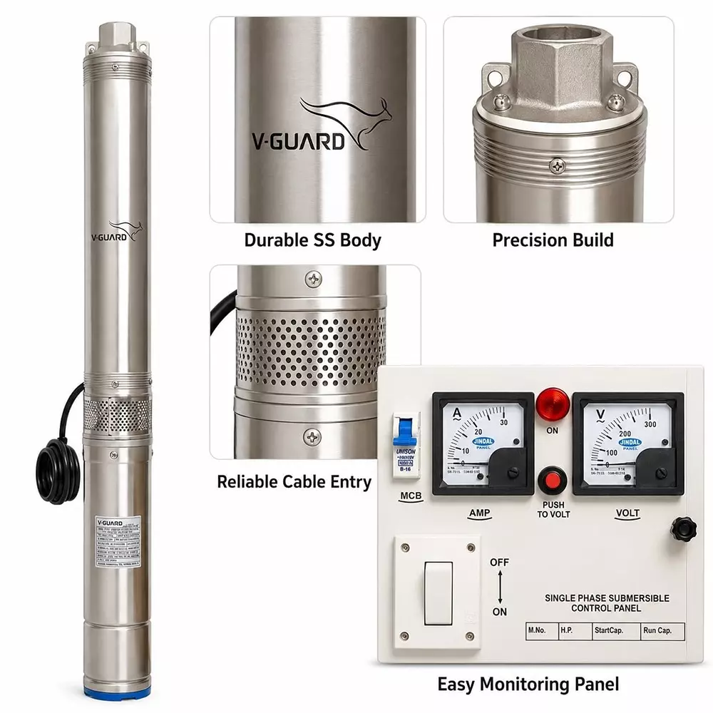 v-guard-1-hp-borewell-submersible-with-control-panel-3048-m-100-ft-bore-10-stage-single-phase-novaot0110