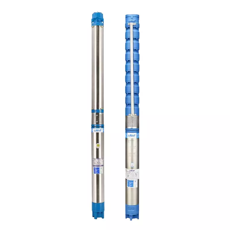 LADA 7.5 HP Three Phase PSM12-T V4 Mix Flow Borewell Submersible Pump Set Water Filled 30 Stages 100 mm Bore Size, A30 DSM12-T 7.5