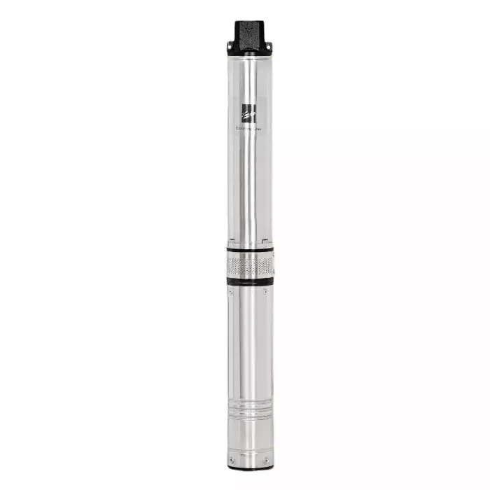 Kirloskar 1 HP Single Phase 100 mm Oil Cooled Borewell Submersible Pump Set - KP4 JALRAAJ UVA 60-1010 32MM CP