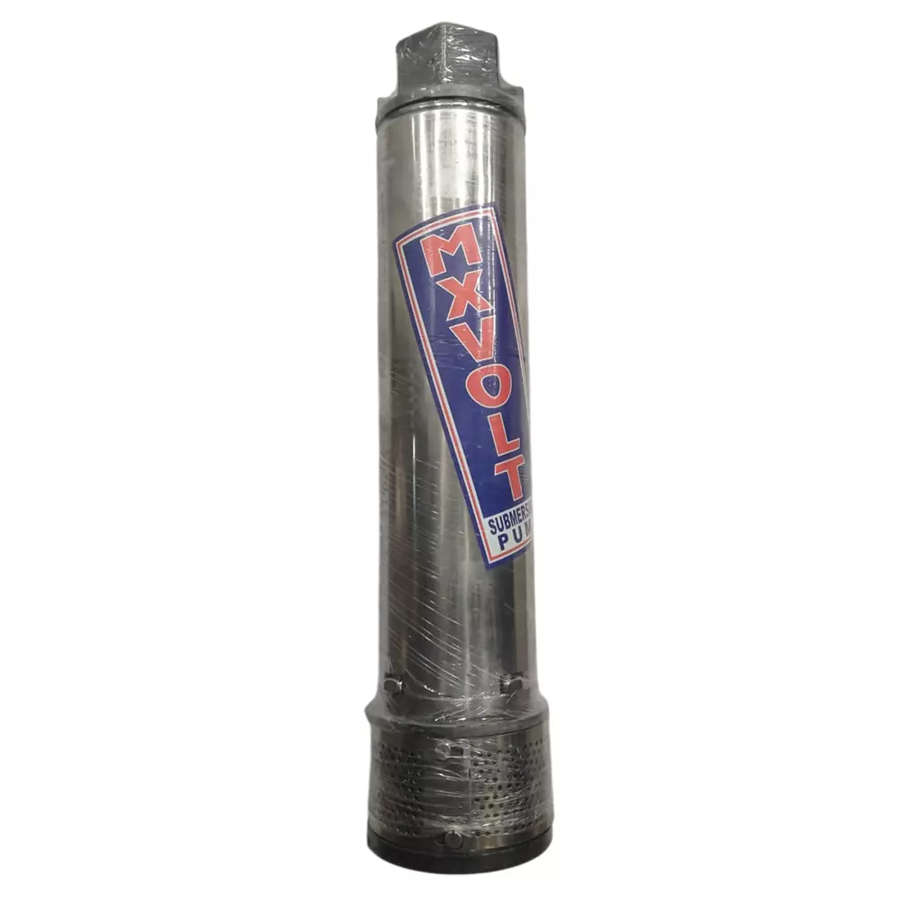 MXVOLT 1HP 4 Inch Oil Filled Borewell Submersible Pump with Control Panel
