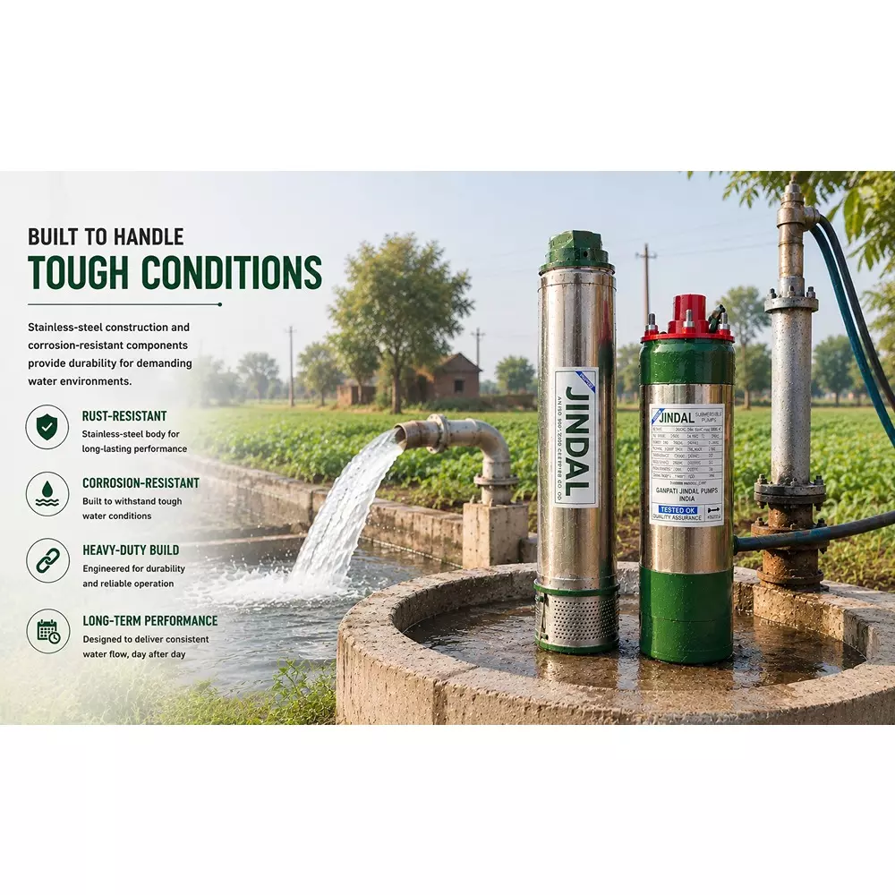 jindal-2-hp-single-phase-borewell-submersible-pump-control-panel-60m-safety-wire-and-50m-cable