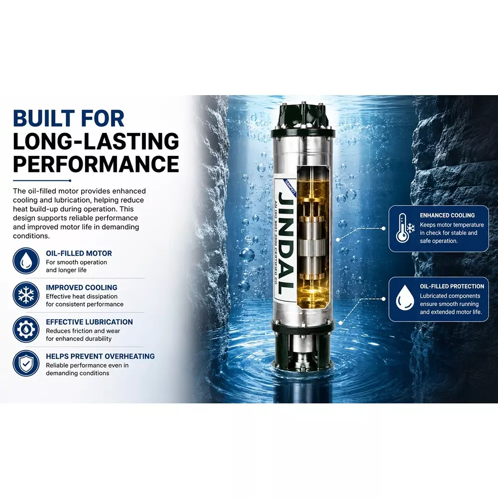 jindal-1-hp-4-inch-10-stage-single-phase-oil-filled-borewell-submersible-pump