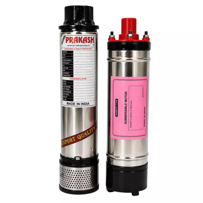 BALAJI PRAKASH 1.5 HP Single Phase Water Filled Submersible Pump 100 mm Bore Size 50 m Head Range