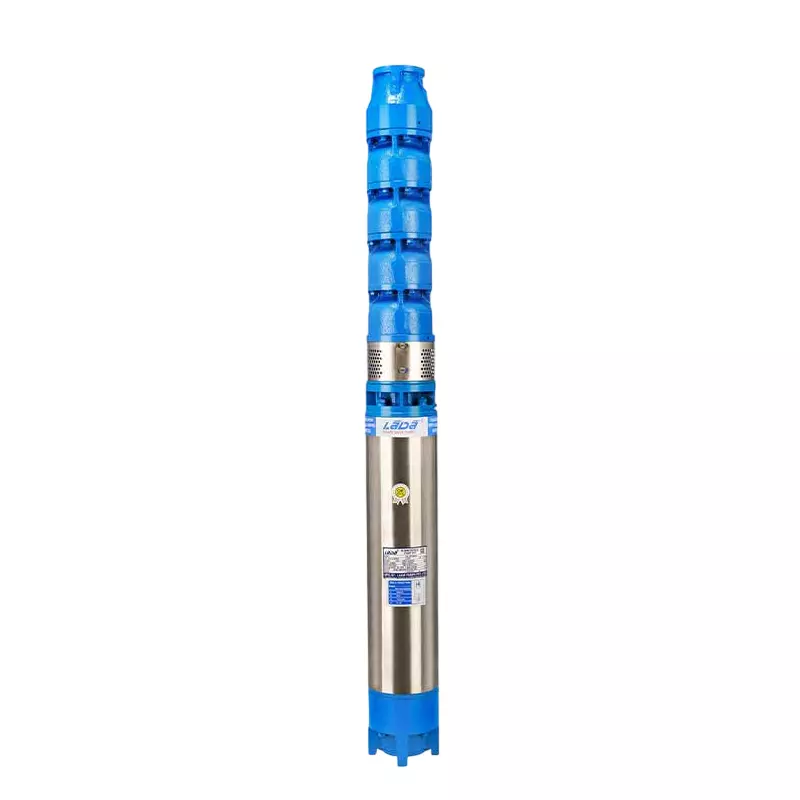 LADA 12.5 HP Three Phase PSM3 V6 Mix Flow Borewell Submersible Pump Water Filled 7 Stages 150 mm Bore Size, B07 PSM3 12.5