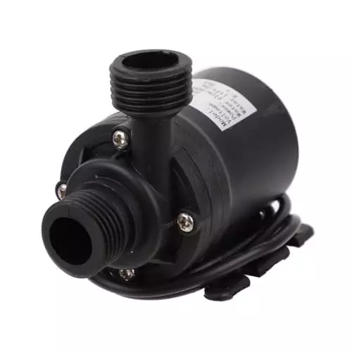 amiciFlo DC 12V Ultra-Quiet Submersible BLDC Water Pump 660L/H Flow 3 m Lift Durable Motor, 1xBLDC-SML-12V-N