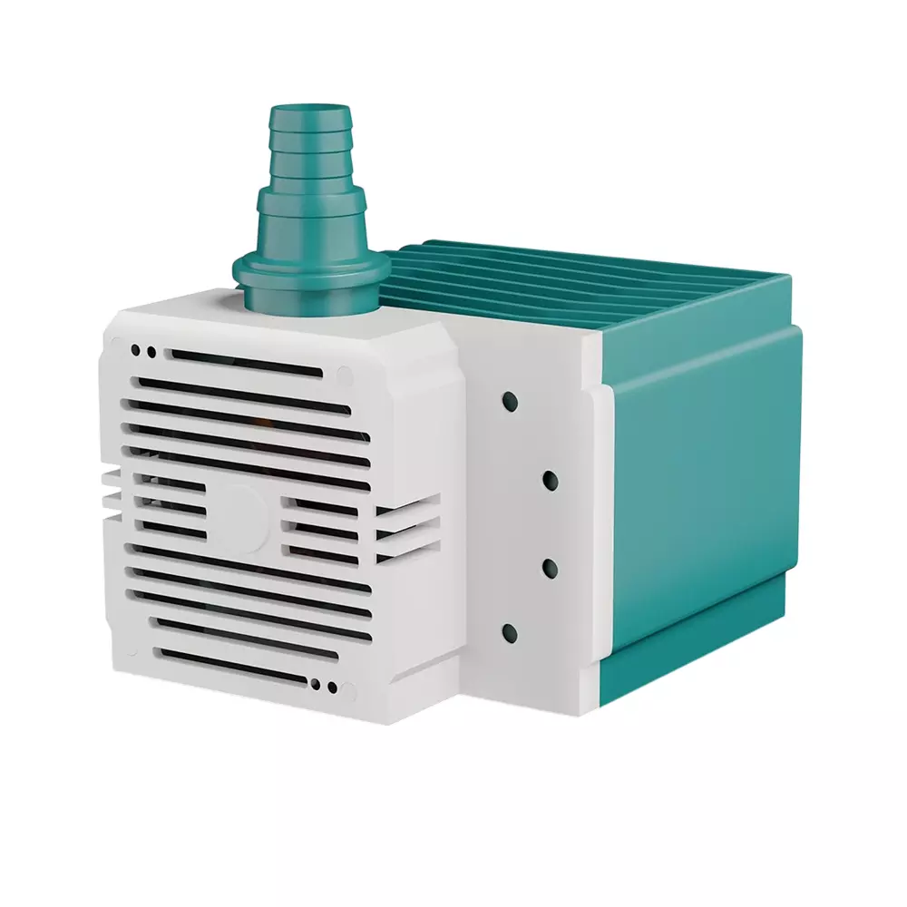 FEDUS 20 W Single Phase Cooler Submersible Water Pump White and Cyan