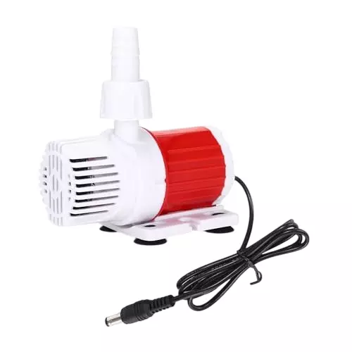 amiciFlo 10 W DC Submersible Brushless Water Pump 500 LPH Flow 3.3 m Lift Ideal for Aquarium & Fountain, 1xDC-02B-10W-N