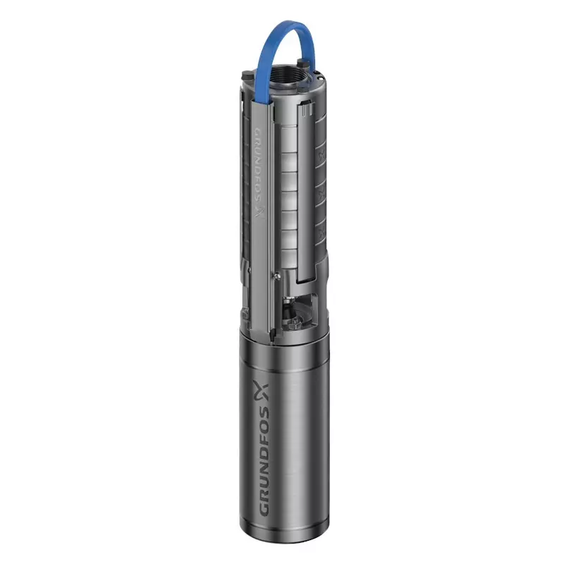 Grundfos Submersible Borehole Pump 3 m³/h Rated Flow 25 Stage 111 m Head, 10002425