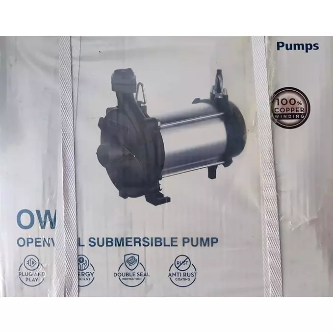 Crompton 1 HP Open Well Submersible Pump C Series Single Phase 12-27 m Head Range and 25 mm Outlet, OWE12(1PH)C-28