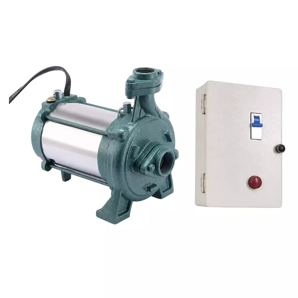 Lakshmi 1 HP Openwell Submersible Pump With Panel Board 6000 LPH Flow Rate 0.75 kW Head range Up to 100 ft (30.5 m), Openwell_Lakshmi1