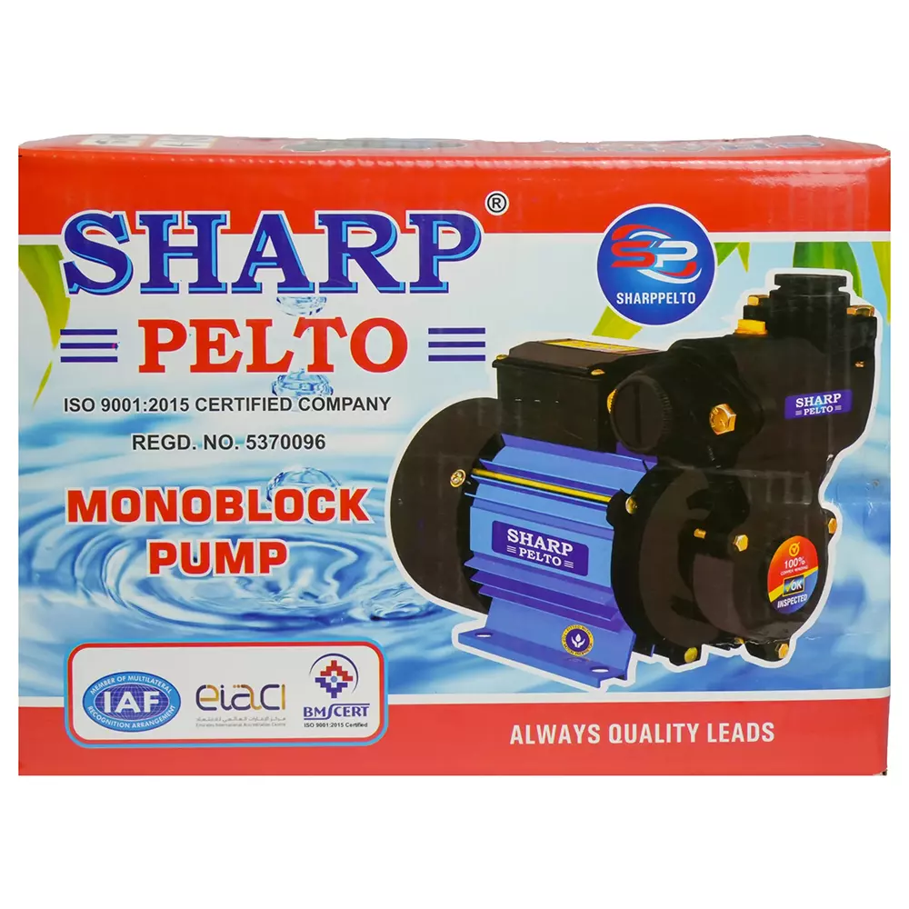 sharp-pelto-1-hp-monoblock-pump-single-phase-black-blue-28-lpm-flow-rate-1hp-sp