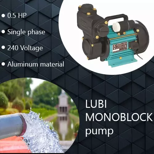 lubi-self-priming-monoblock-pump-single-phase-05-hp-motor-power-2550-lpm-flow-rate-upto-30-m-head-range-mdh-27a