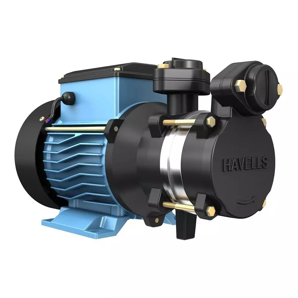 Havells 1.5 HP Self Priming Monoblock Pump MP04 Type Dariya Series 6-50 m Head Range and 25x25 mm Pipe Size, MHPAAJ1X50