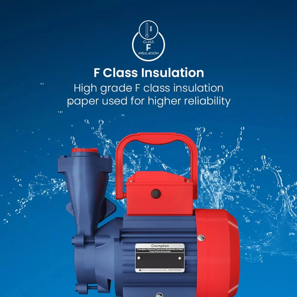 Crompton 1 HP Self Priming Mini Pump Sure Fill Plus Series Single Phase and 2600-700 LPH Flow Rate, WIN PLUS I