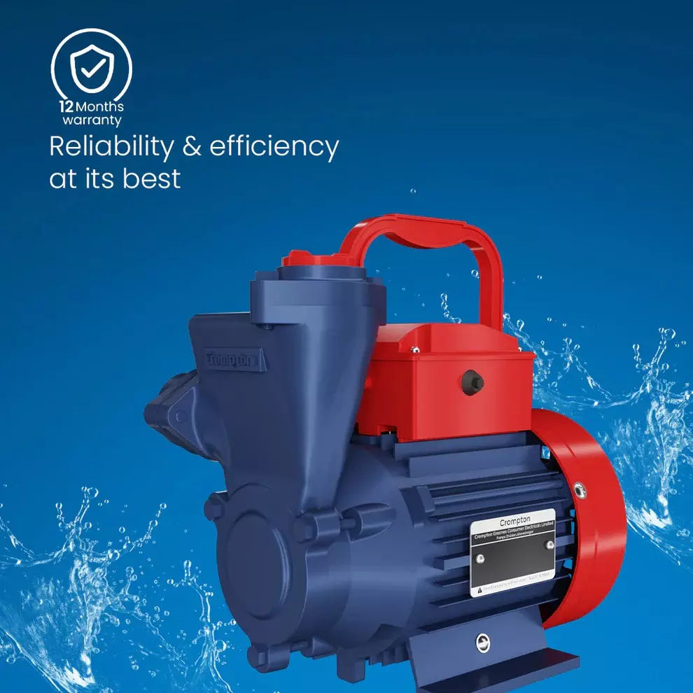 Crompton 1 HP Self Priming Mini Pump Sure Fill Plus Series Single Phase and 2600-700 LPH Flow Rate, WIN PLUS I