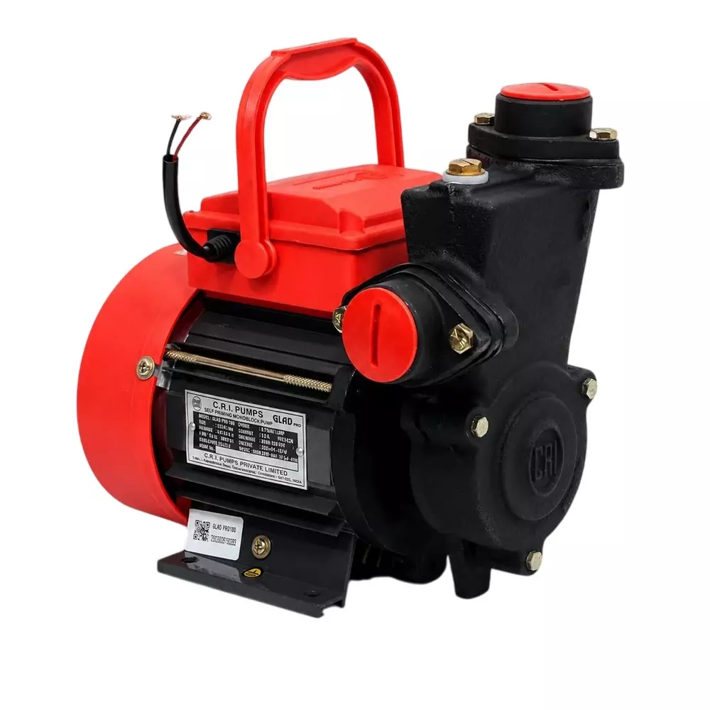CRI 1 HP Domestic Monoblock Pump 4290 LPH Flow Rate Head range 6 - 25 m, GLAD PRO 100