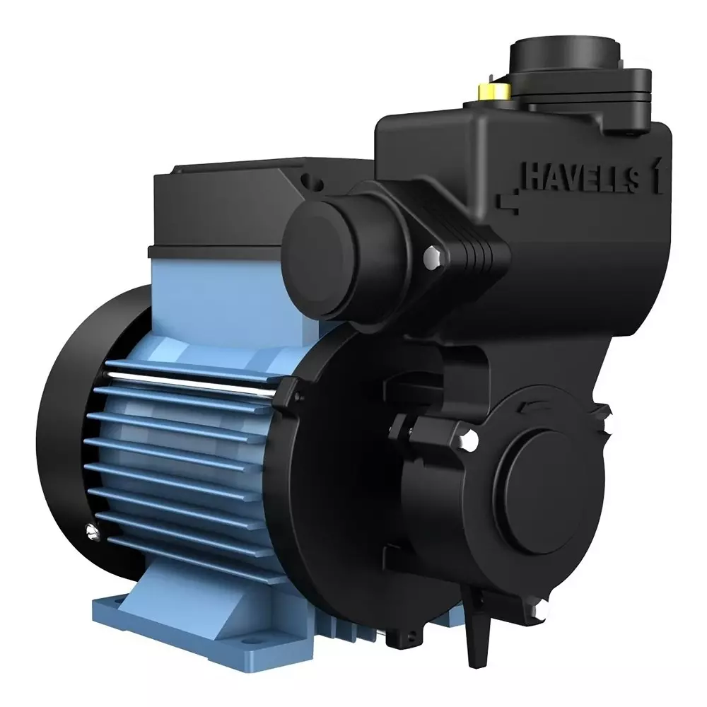 Havells 1.0 HP Self Priming Mini Monoblock Pump MP01 Type MMB Series 6-50 m Head Range and 25x25 mm Pipe Size, MHPASL1X00