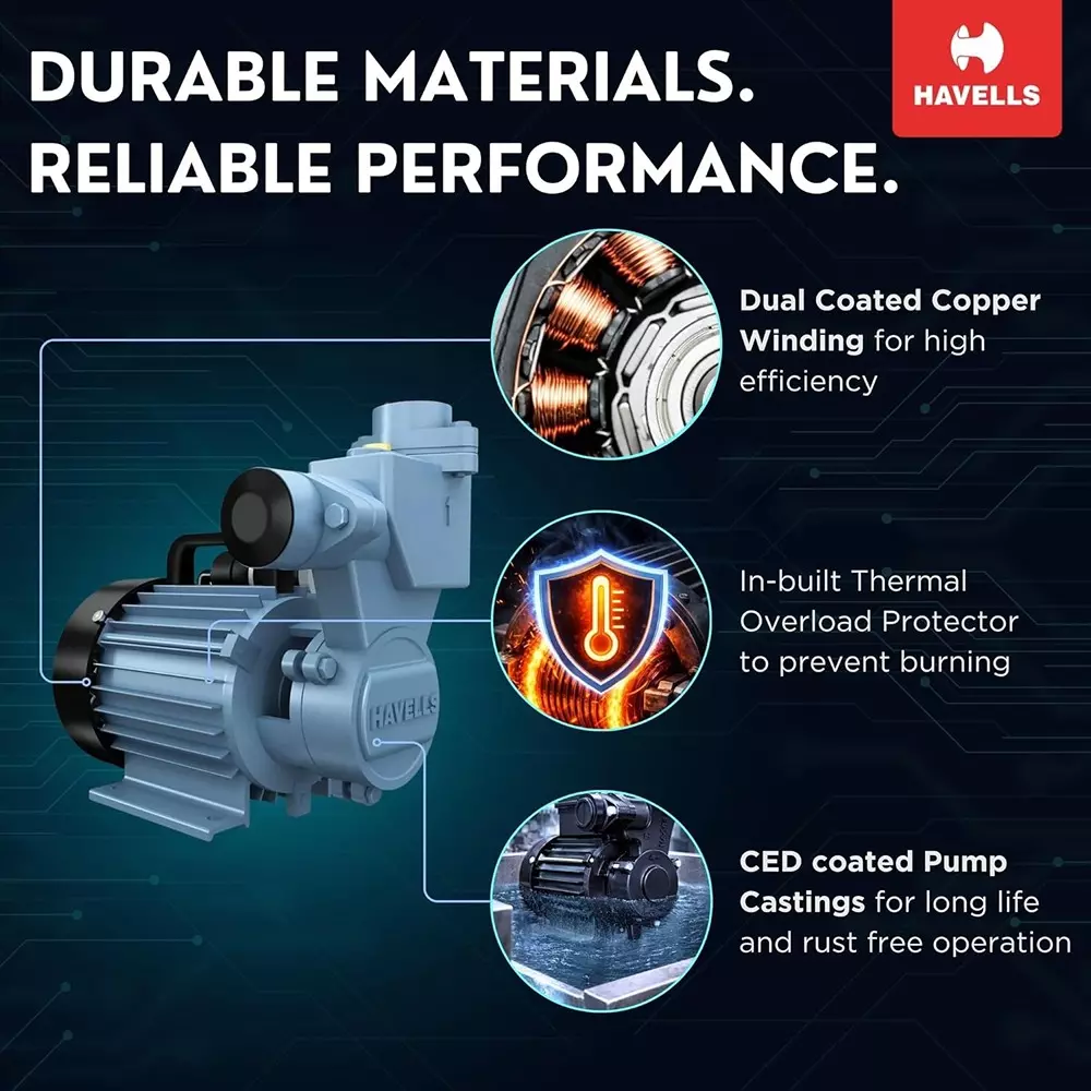 havells-1-hp-domestic-monoblock-pump-3000-lph-flow-rate-head-range-6--40-m-mp1