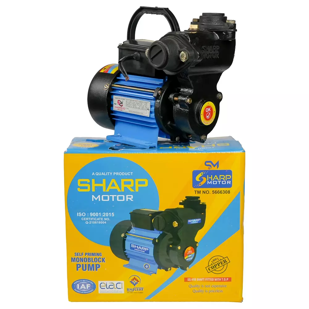 sharp-pelto-05-hp-self-priming-monoblock-pump-single-phase-black-blue-18-lpm-flow-rate-05hp-sm
