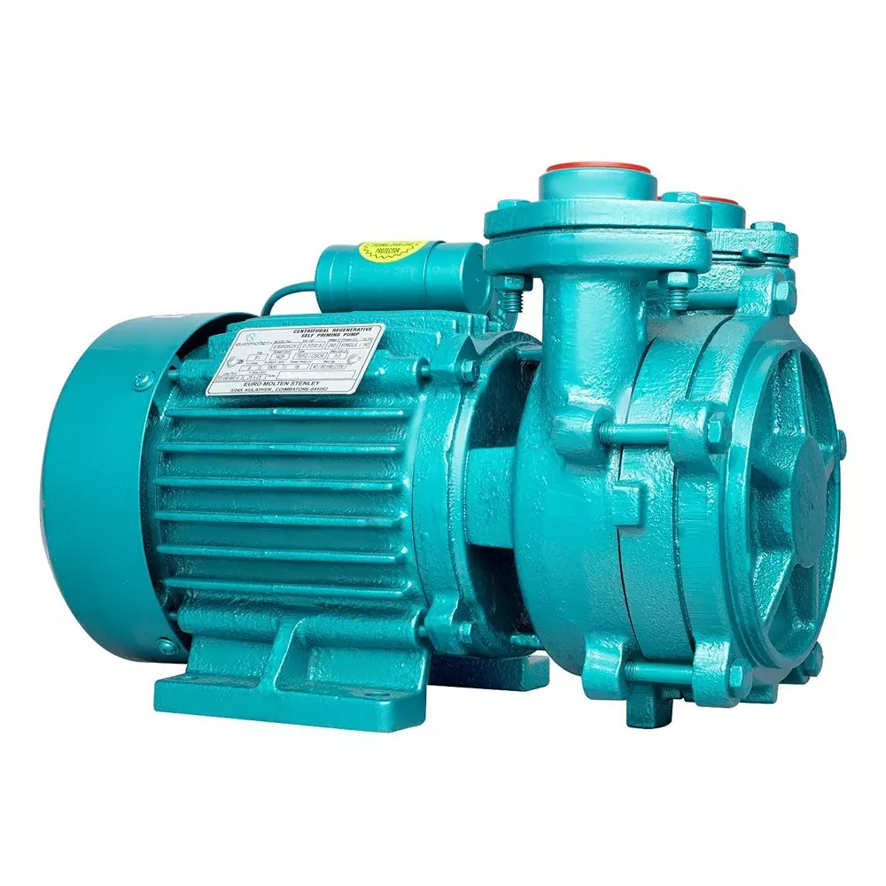 EUROMOLTEN 0.5 HP Single Phase Slow Speed High Suction Heavy Duty Domestic Monoblock Pump, ESS0525