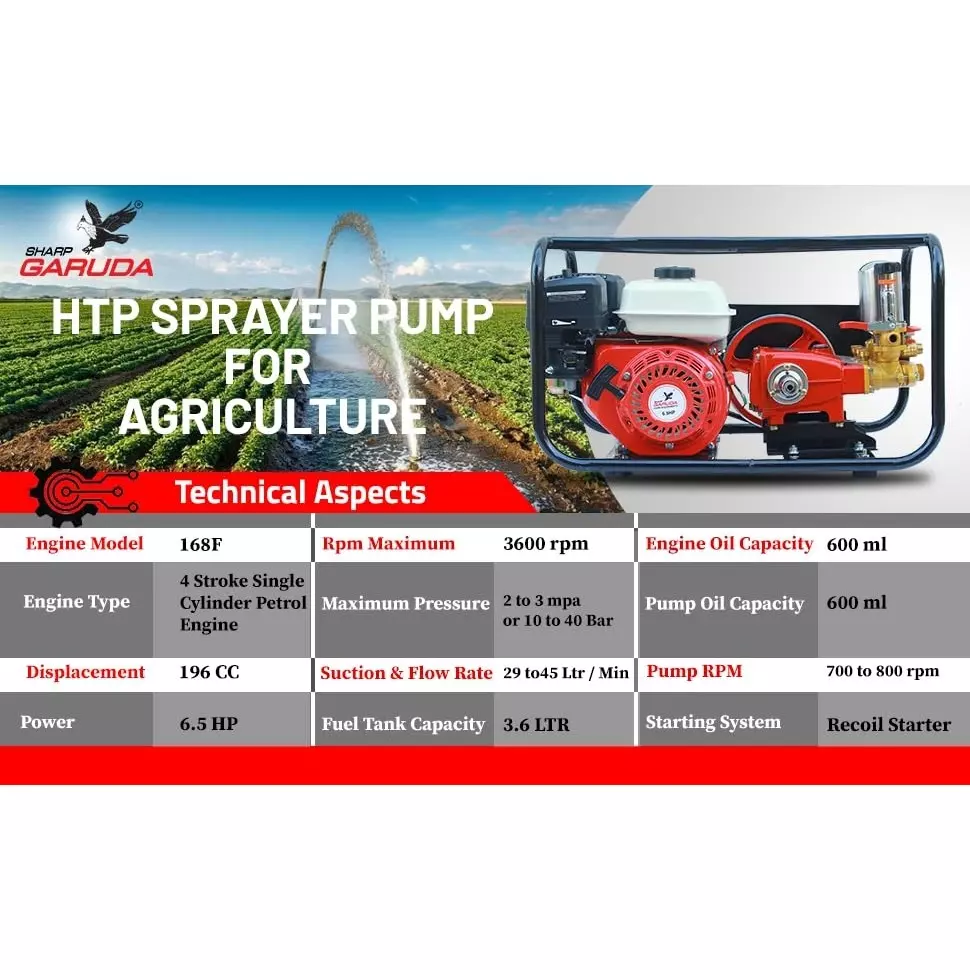 sharp-garuda-htp-spray-pump-196cc-65-hp-4-stroke-petrol-engine-for-industrial-commercial-purpose