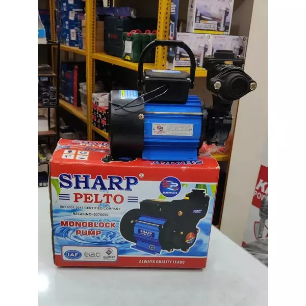 sharp-pelto-self-priming-monoblock-pump-1-hp-motor-power-single-phase-and-240-v-power-supply